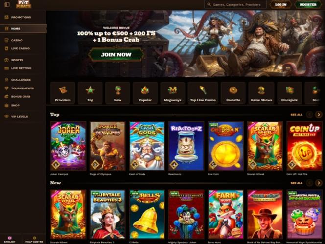 Erfahrungsbericht des FatPirate Gambling Establishments